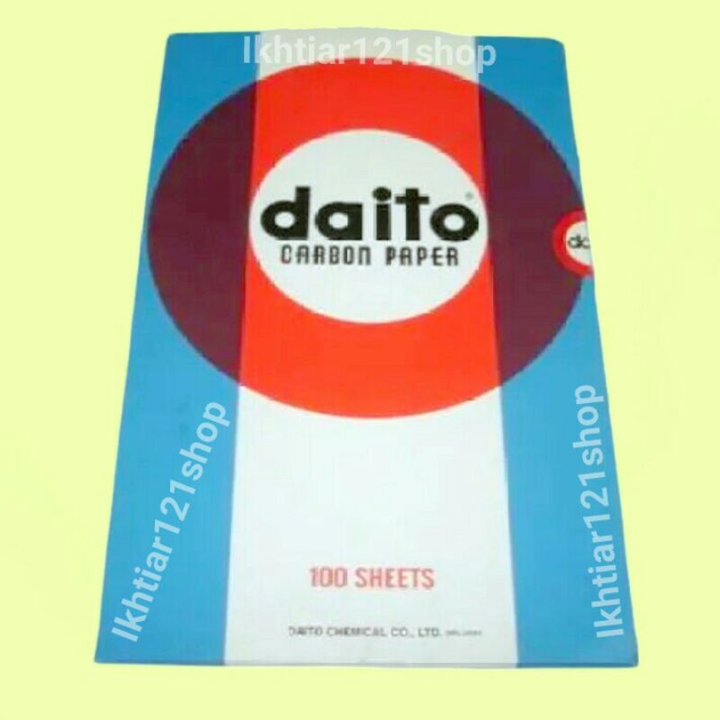 

1 Pack Kertas Karbon/Carbon Paper isi 100 lembar Premium Quality