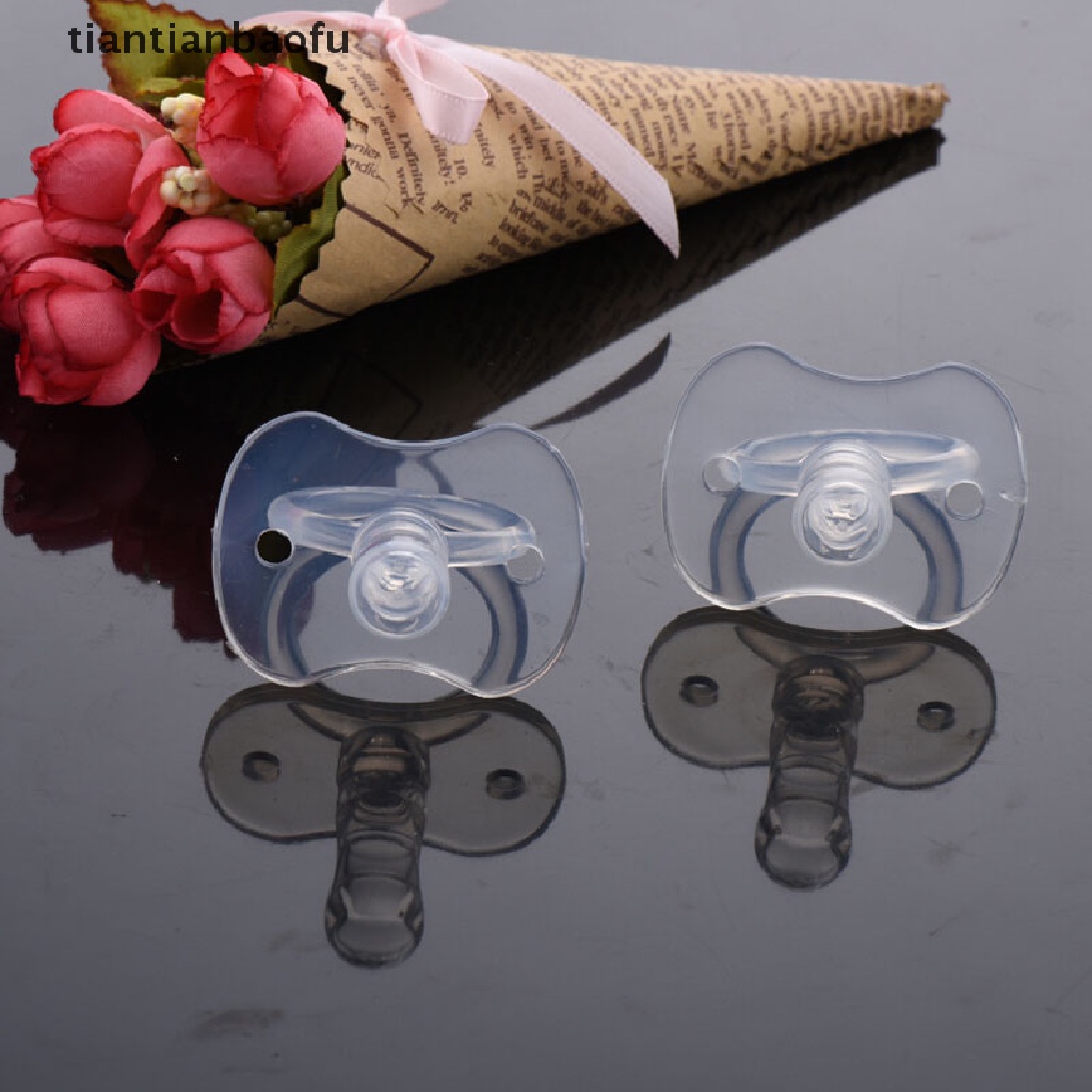 [tiantianbaofu] 1pcs Safety Dot Silikon Lembut Bayi Baru Lahir Alat Makan Gigit Gags Butik