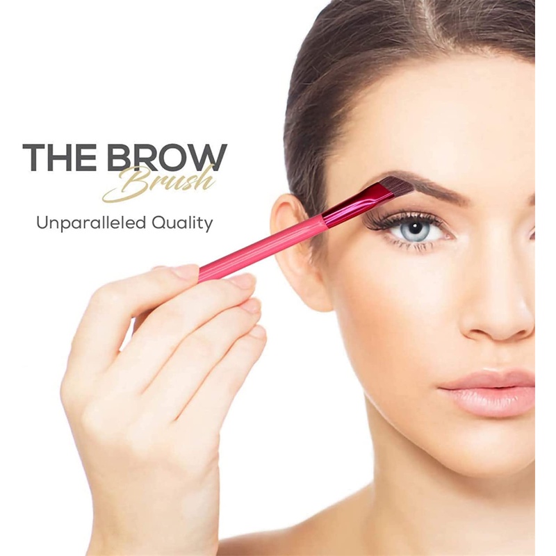 Roselife Professional Natural Hairline Magic Square Eyebrow Brush 4D Hair Stroke Brow Brush Multi Function Makeup Brushes Concealer Grooming Tool