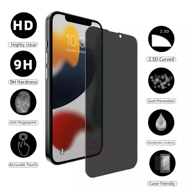 Tempered Glass Anti Gores TG Kaca Fullscreen Anti Spy Privasi Realme 2 2 Pro 3 3 Pro 5 5I 5S 5 Pro 6 6 Pro 7 7I 7 Pro 8 8I 8 Pro 9 9 Pro