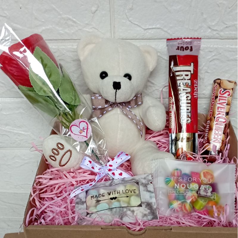 Hampers Valentine Boneka Coklat