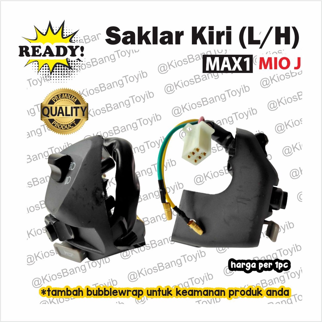 Saklar Holder Handle Switch Kiri Yamaha MIO J (L/H)  (-MAX1-)