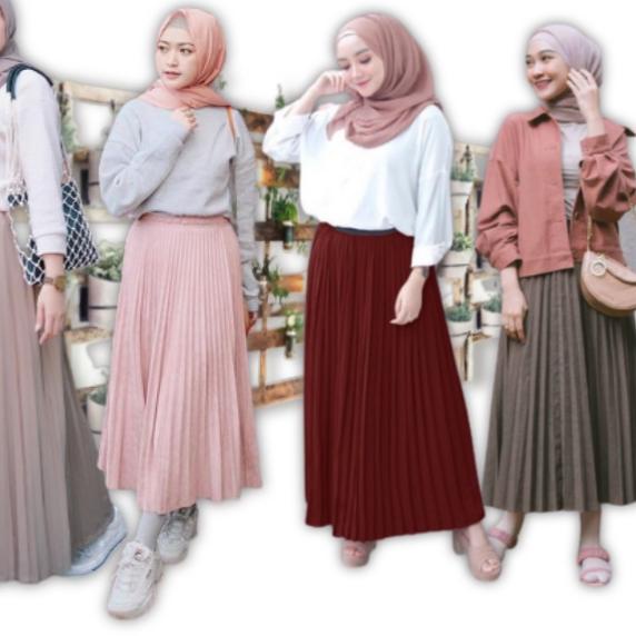 ♡ ROK PLISKET ANAK PEREMPUAN, ROK PLISKET REMAJA SMP PREMIUM UMUR 10 - 16thn / ROK PLISKET UNTUK REM