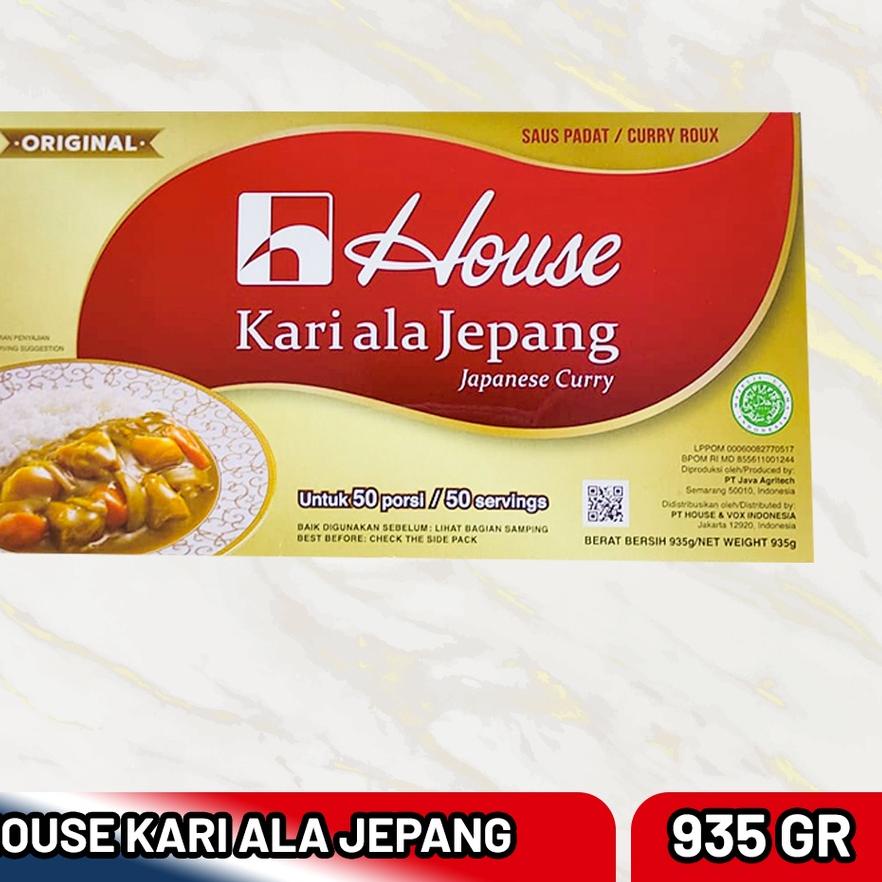 

➣ House Curry Bumbu Kari Saos Paste JEPANG 1kg (Bisa untuk 50 porsi) ✿