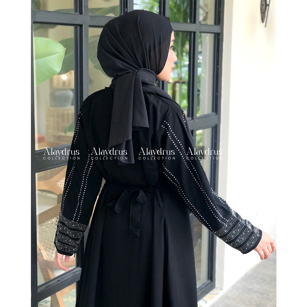 Abaya Gamis Turkey Jubah Outer Hitam Muslimah Jubah Arab Saudi Dress Wanita 923