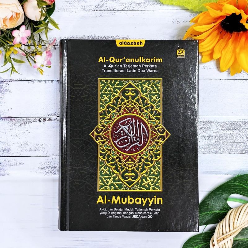 AlQuran Terjemah Perkata Transliterasi Latin A5 Al Mubayyin / al quran latin dan terjemah