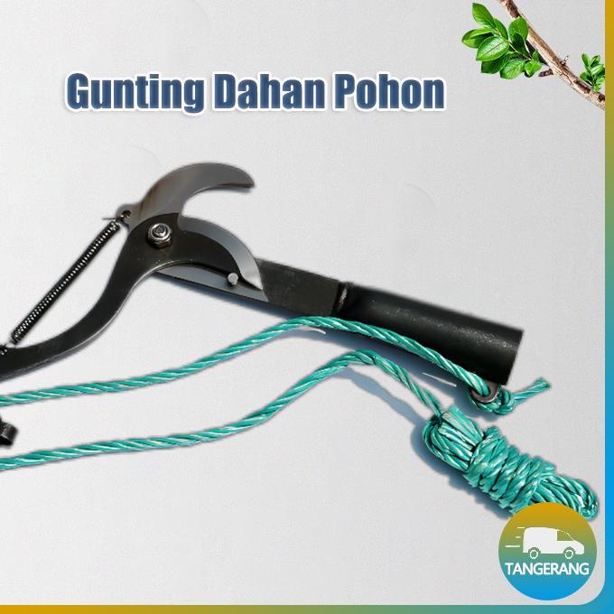 ♠ Gunting Dahan Pohon/Tree Pruner/Gunting Dahan Tarik/Gunting Tali Gergaji Pohon Anti Karat ✲