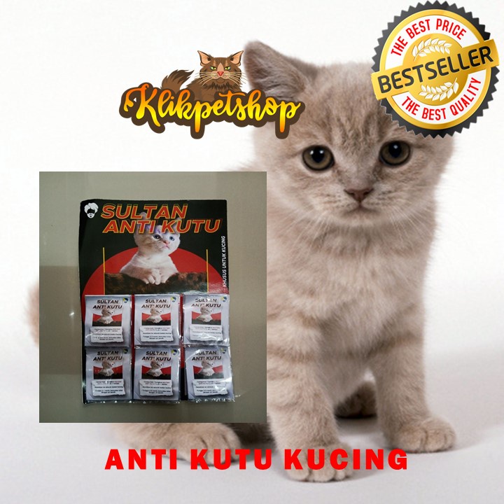 Obat Anti Kutu Kucing Sultan Mandi Kutu Kucing