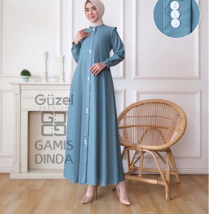 ➻ Gamis Dinda ori guzel kualitas premium ➴