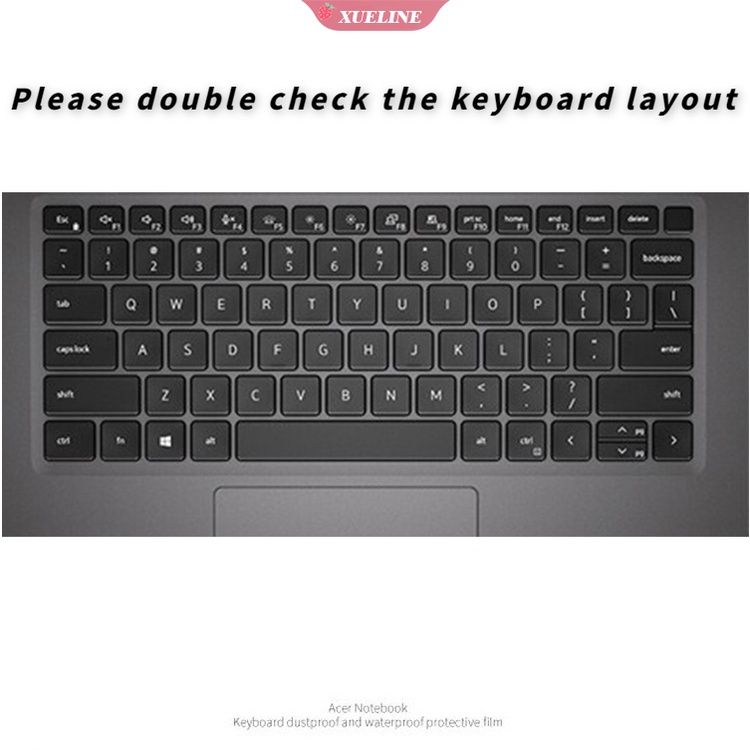 DELL Pelindung cover keyboard laptop Bahan Silikon 15.6 inch Untuk Lintang Dell5420 7420 9510 [ZXL]