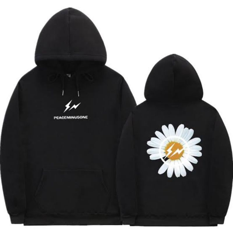 Hoodie DAISY BIGSIZE (S - 6XL) Jaket Jumper Flowers Korean Harajuku Style Unisex Bigsize Sweater Hip Hop Jumbo Oversize Urban