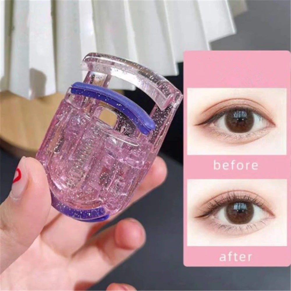 Lucu Klip Bulu Mata Mini Glitter Profesional Eyelash Shaping Elevator Portable Eyelash Wide-Angle Clip Klip Sebagian Klip Keriting Panjang Untuk Bulu Mata Perempuan