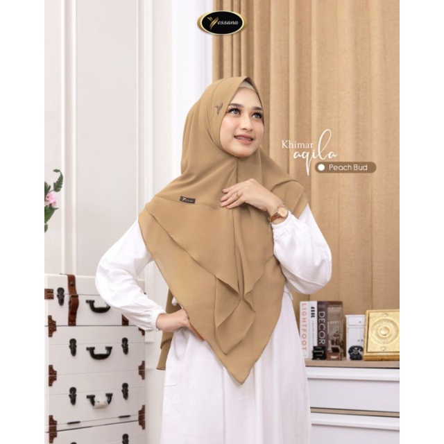 KHIMAR BERGO CERUTTY YESSANA / hijab aqila