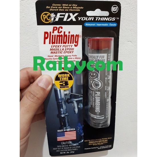 Lem Lem Pc 11 Plumbing Tambal Pipa Saluran Air Perbaiki Paralon Kran Bocor