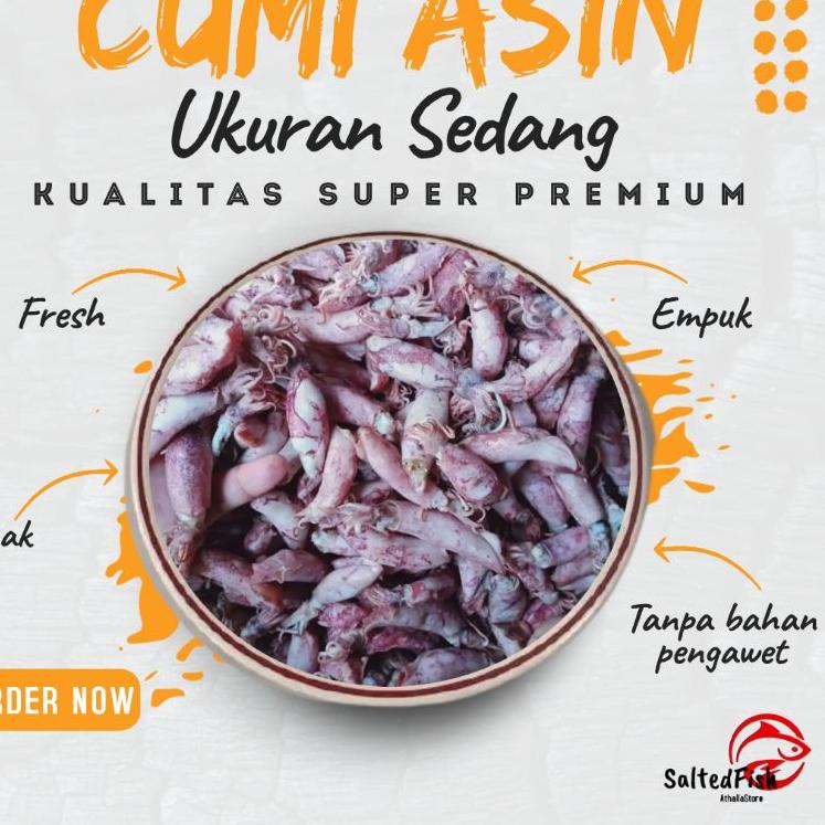 

ⅎ Cumi Asin Semi Kering Telur 1kg Kualitas Super Premium ☃