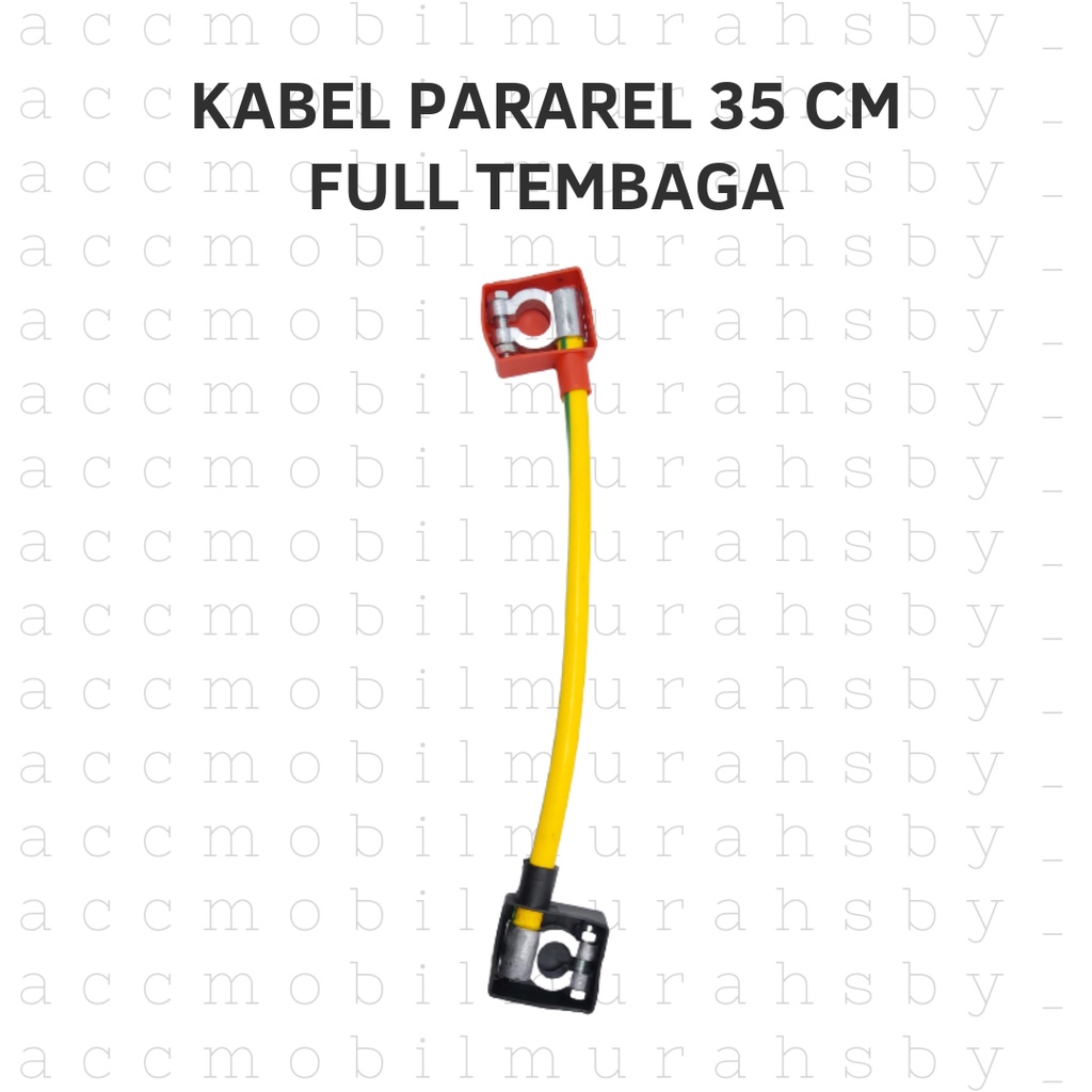 KABEL AKI GANDENG - CABLE ACCU PARAREL 35CM FULL TEMBAGA