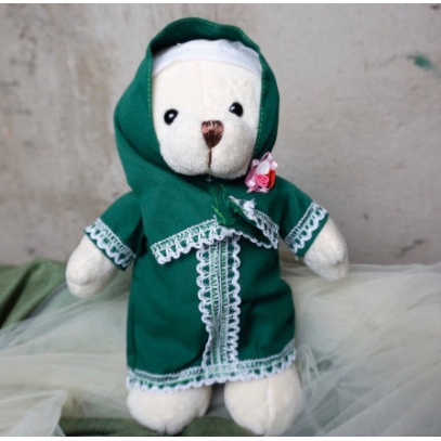 

Satuan Boneka Beruang Lebaran Hampers Boneka Seserahan Muslimah Hadiah - Umi