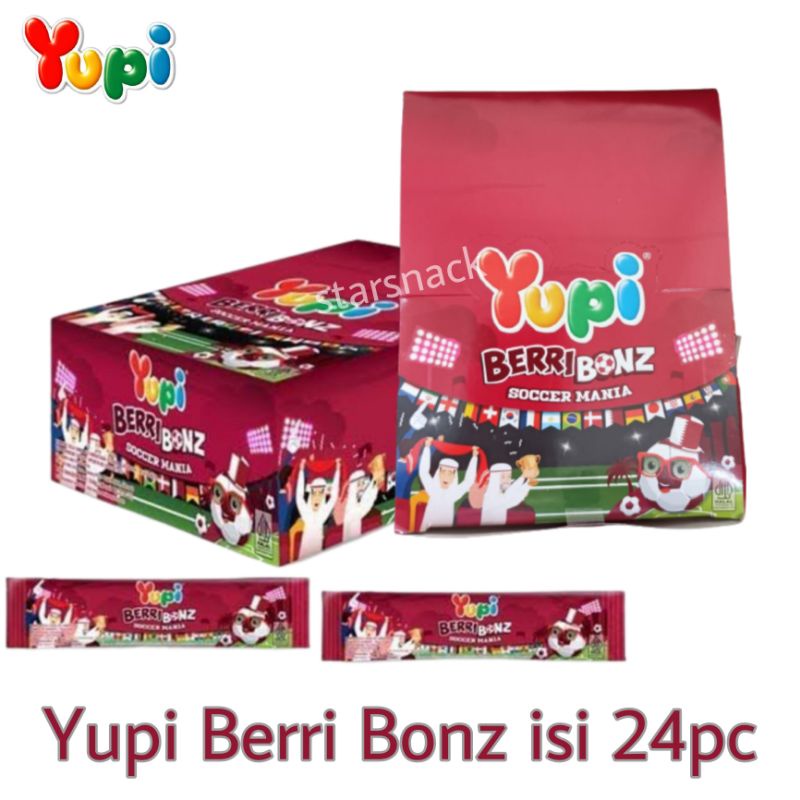 

Yupi Berry Bonz isi 24 pcs