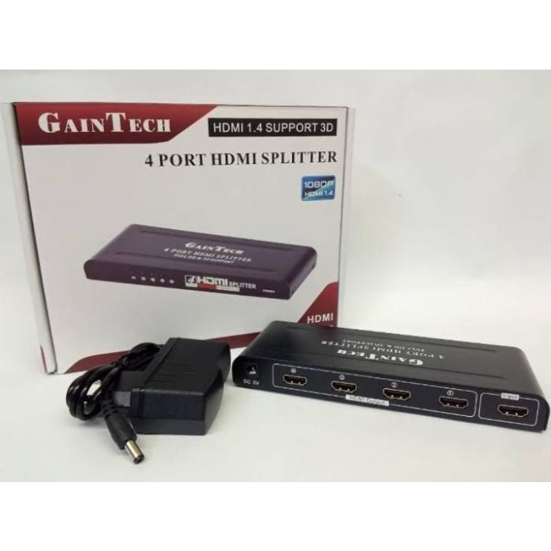 HDMI SPLITTER GAINTECH 4 PORT