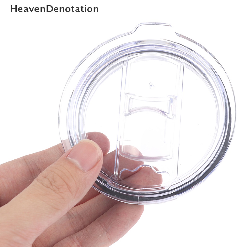 [HeavenDenotation] Food Grade PP 20 / 30 Ounce Splash Spill Proof Clear Mugs Cups Lid For Tumbler Cup HDV