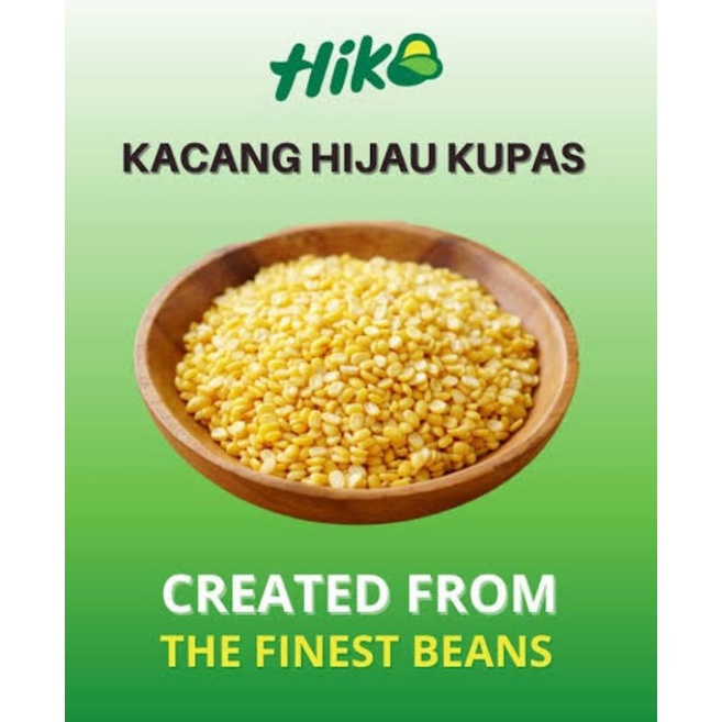 

KACANG HIJAU KUPAS HIKO 250gr