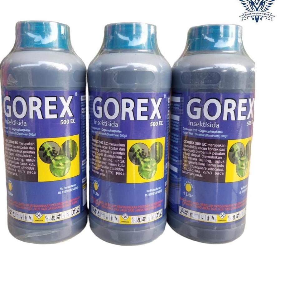 URD175 Insektisida Gorex 1 liter  bahan akif Kanon Dimetoat 500 ec pembasmi Hama Kutu Daun Kanon 400