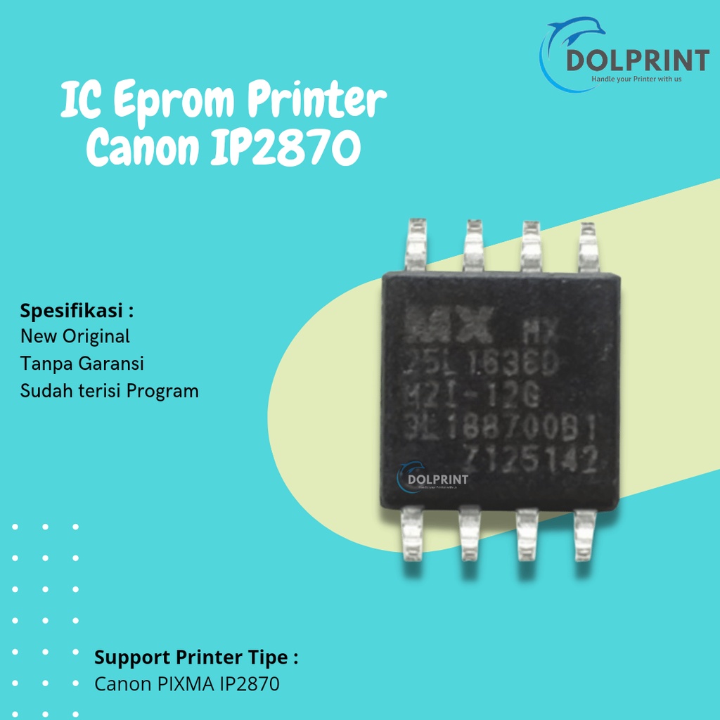 IC Eprom Canon IP2870, IC Eeprom Canon Ip2870, IC Counter 2870, Resetter Printer Canon Ip2870