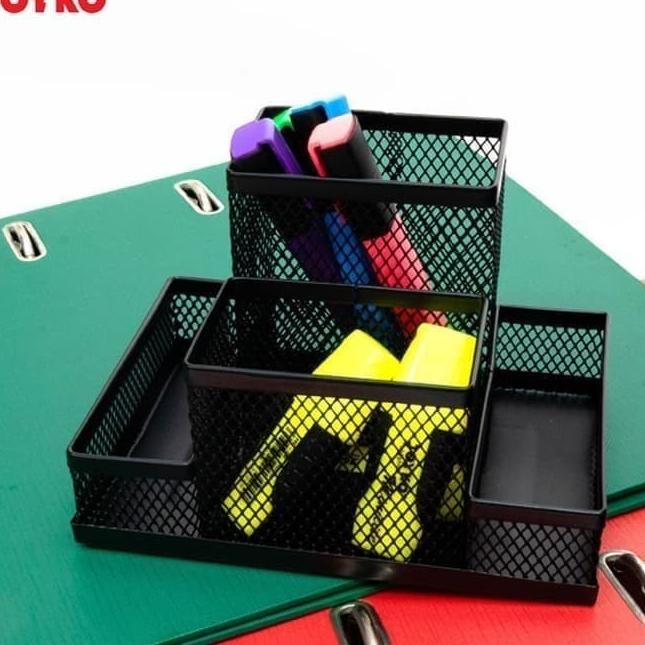 

Diskon Dasyat Joyko Tempat Pulpen Meja / DESK SET BESI DS-19 DESK SET BESI