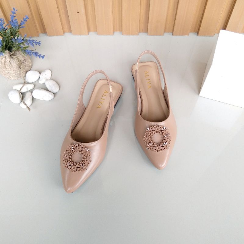 Aliya Carina Mules Wanita heels/hak 2cm