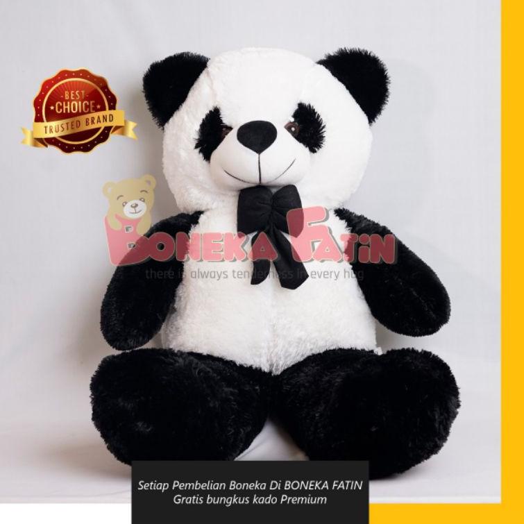 

J99 BONEKA PANDA JUMBO 1 METER BESAR MURAH LABEL SNI PREMIUM HITAM PUTIH COCOK KADO GIFT ULANG TAHUN TREND KEKINIAN ☄