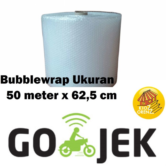 

[[JNT COD]] PLASTIK BUBBLEWRAP 50 Meter x 62,5 Cm GROSIR BUBBLEWRAP PACKING ONLINE - Hitam