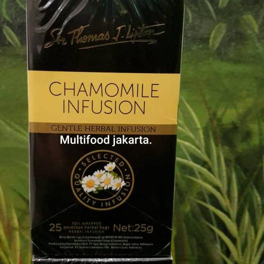 

♡ Lipton chamomile infusion tea ✺