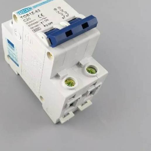 ✰ MCB DC 2 P 20A DC 440 V Direct Current Circuit breaker MCB C curve ❂