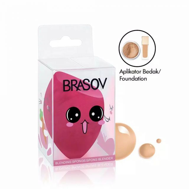 ✨LACIKOSME✨ BRASOV SPONS BEAUTY BLENDER - BEAUTY SPONGE SPONS BLENDING BY BRASOV