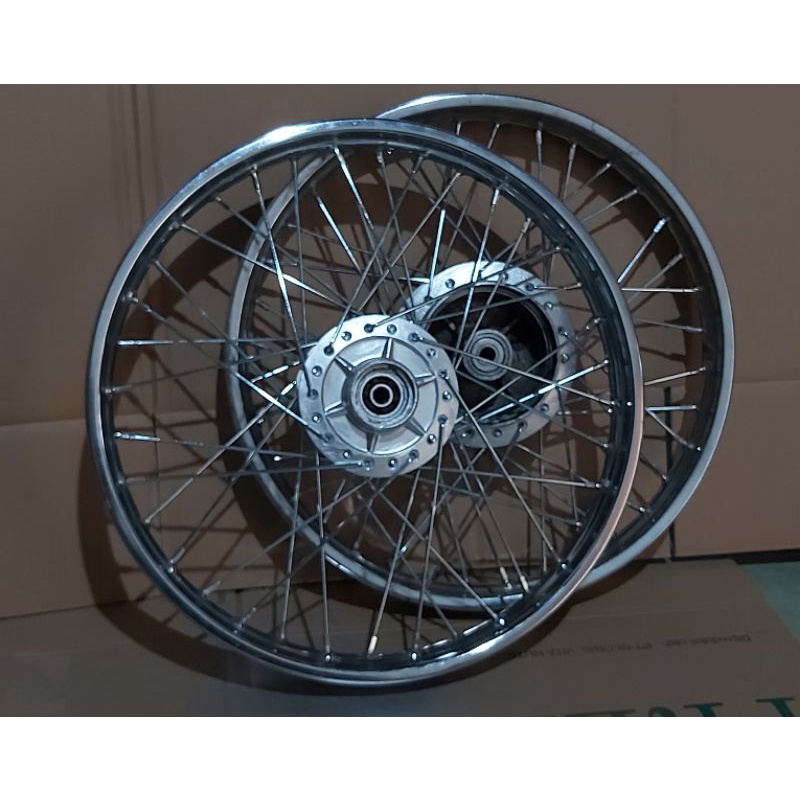 pelek vleg velg copotan jari jari sepasang supra fit new supra 125 pnp karisma gres ori