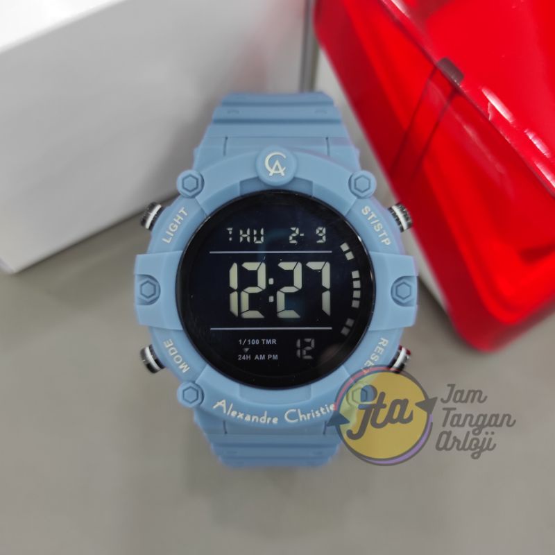 New Alexandre Christie Pria AC9386 Blue Jam Tangan Cowok AC 9386 MHRIPBABU