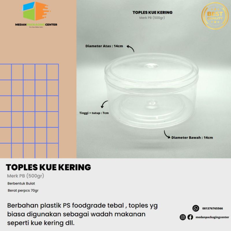 Toples Bulat PB 500gr