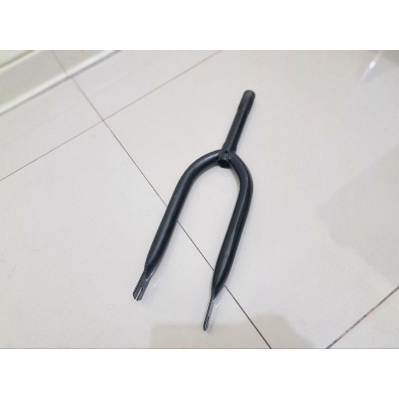 FORK 18 INCH  GARPU 18 INCH SEPEDA ANAK BMX MINI MODEL DRAT ULIR BICYCLE KID FORK STEEL MATERIAL BESI FORK SEPEDA ANAK FORK 18INCH