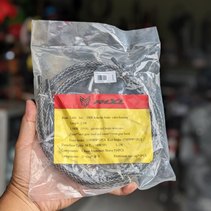 MXL Brake cable set Premium Kabel Set rem shifter Sepeda MTB lipat RB