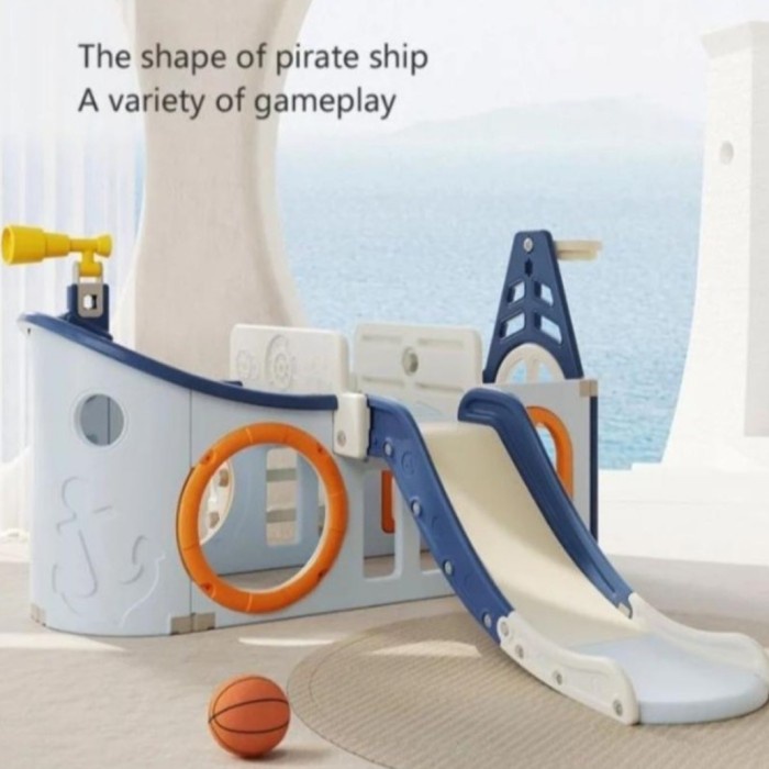 PEROSOTAN KAPAL PIRATE SHIP SLIDE PLAYGROUND PEROSOTAN PLAYHOUSE