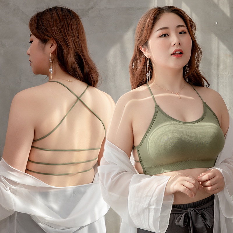 GO!BR1036  BRA BH FASHION KOREAN WANITA TALI SILANG BELAKANG TANPA KAWAT