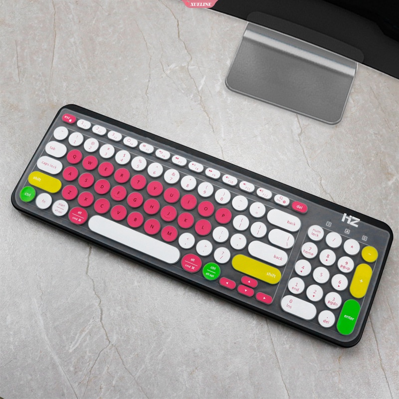 Skin Cover Keyboard Desktop Wireless Anti Debu Silikon Untuk Keyboard Combo Nirkabel Logitech K780 Slim [ZXL]