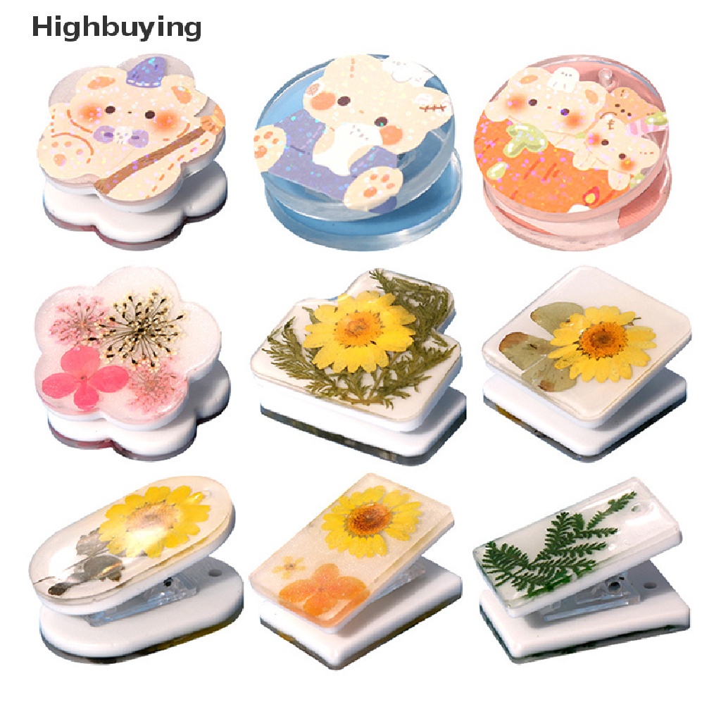 Hbid DIY Epoxy Resin Geometris Awan Cinta PP Klip Silika Gel Cetakan Folder Kristal Drip Cetakan Membuat Perhiasan Hadiah Glory