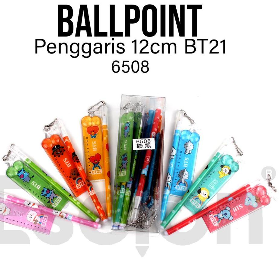 

Pasti Update NEW! 12pcs Pulpen Gel BT21 6508 Penggaris / 1pack Pulpen Fancy 45G~
