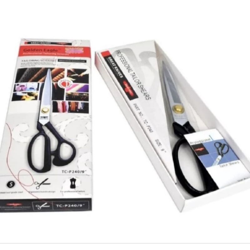 

gunting bahan kain tailor profesional golden eagle premium 9 inc