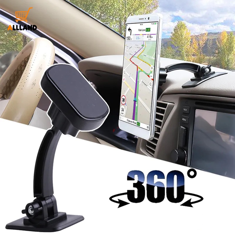 1pc Dudukan Ponsel Yang Dipasang Dashboard Mobil Portabel/Otomotif Self Adhesive 360derajat Rotating Stand/Braket Ponsel GPS Anti-slip Kendaraan