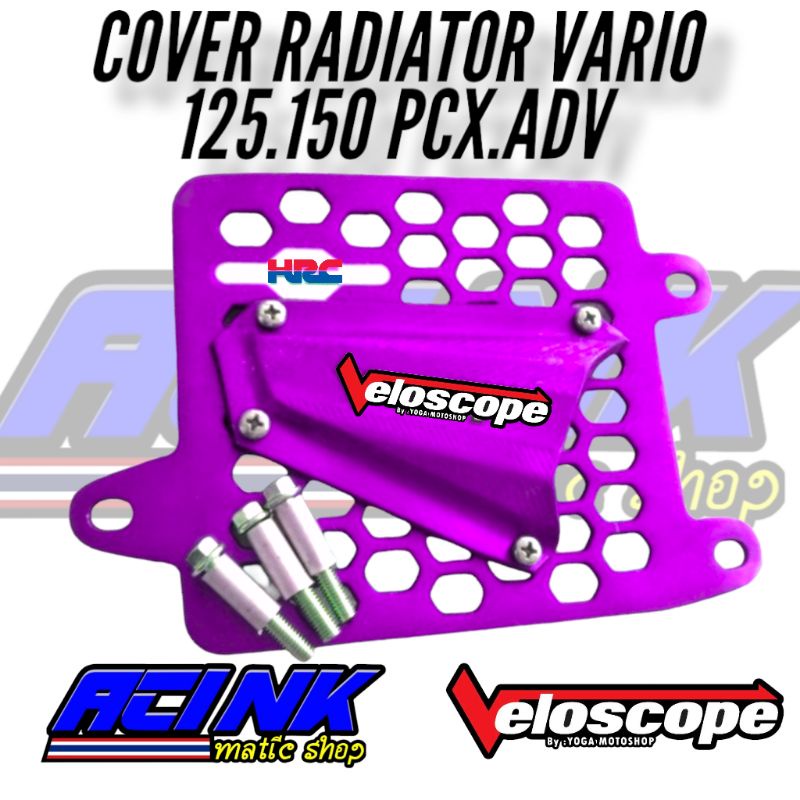 COVER RADIATOR HRC VARIO 125 150 PCX ADV CNC / TUTUP COVER RADIATOR HRC CNC VARIO 125 150 PCX ADV