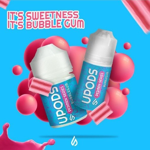 AUTHENTIC UPODS PODS FRIENDLY PERMEN KARET 30ML - BUBBLEGUM