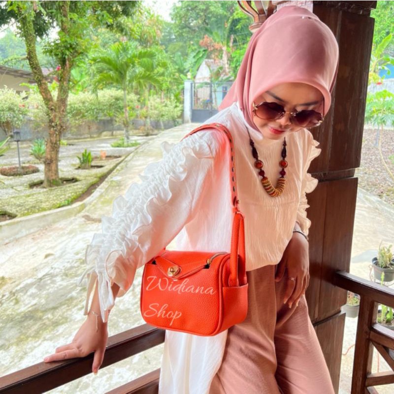 Tas Wanita Nagita Selempang Bahu( FreeBox &amp; syal) Fashion Wanita Kekinian