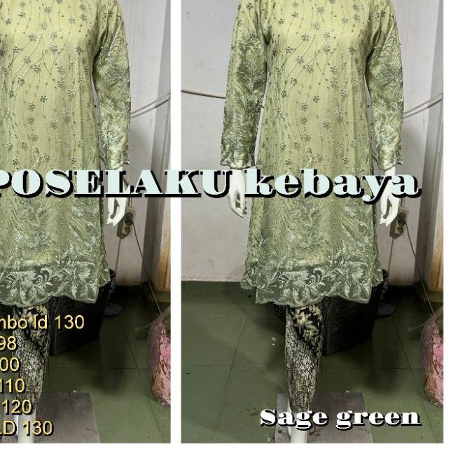 ☻ kebaya _stelan tile jumbo -stelan kebaya brokat tile_kebaya tulle_kebaya modern ➧